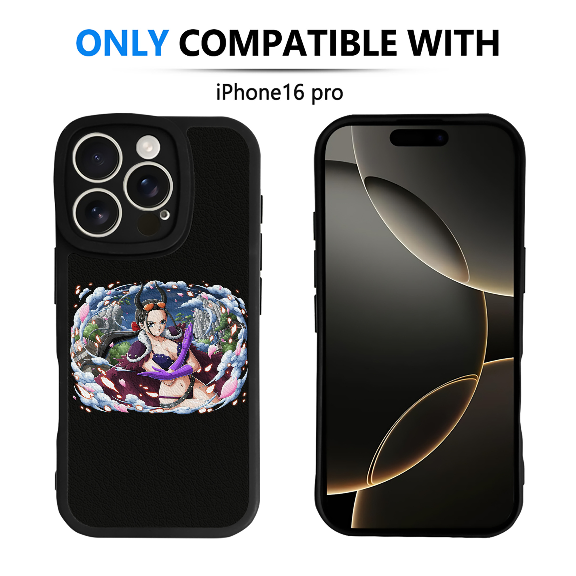 （画像用） ワンピース ニコ・ロビン ONE PIECE Nico Robin 【iPhone 16シリーズ対応】シリコンスマホケース（レザー調） 材質：シリコン